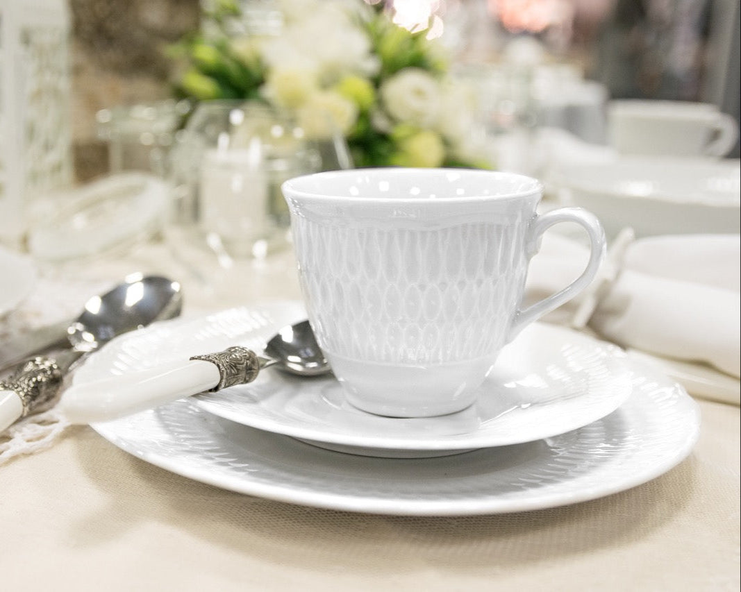Set of 4 Cups & Saucers | Sofia
