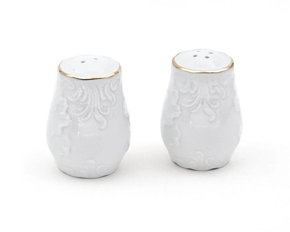 Salt & Pepper Shaker Set | Rococo Gold Line