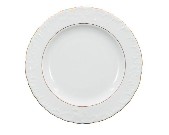 Round Serving Platter 29cm | Rococo Gold Line