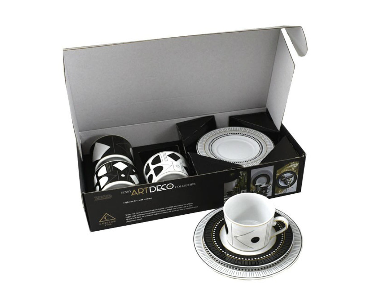 12-Piece Coffee Set For Four | Art Deco