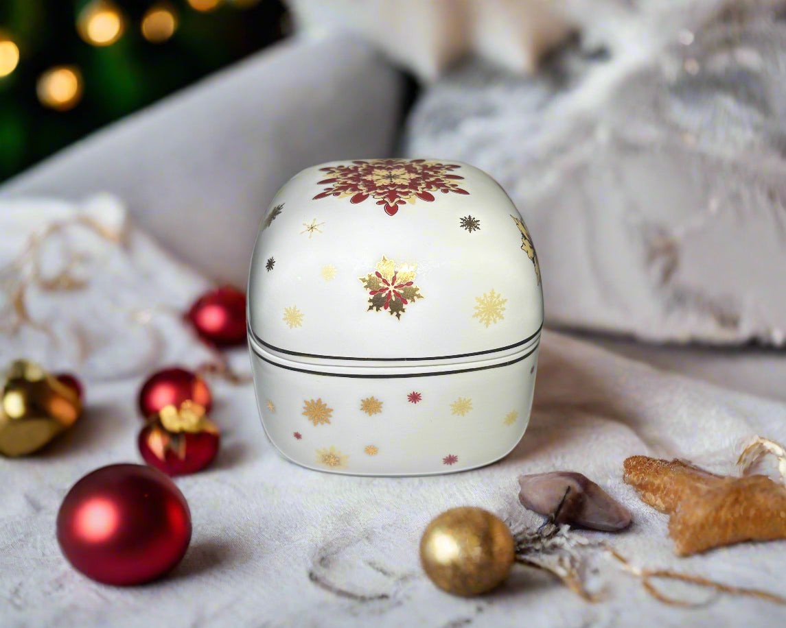 Christmas Gift Set | Porcelain Box & 2 Baubles