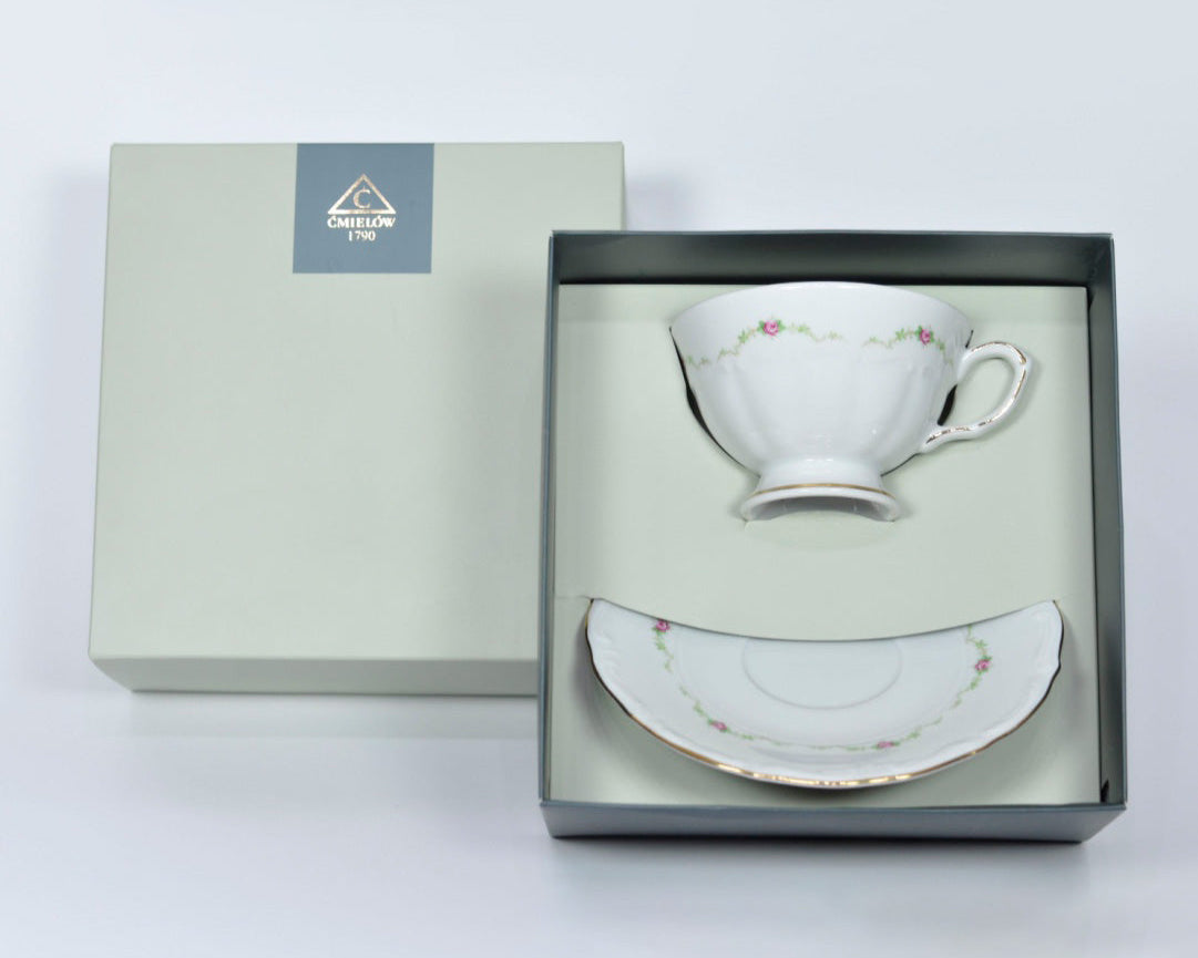 Elegant Cup & Saucer | Maria Teresa