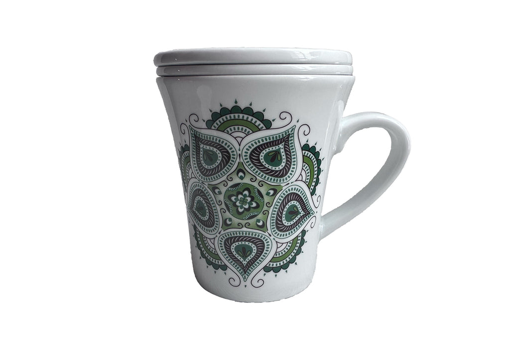 Mug with Infuser and Lid | Green