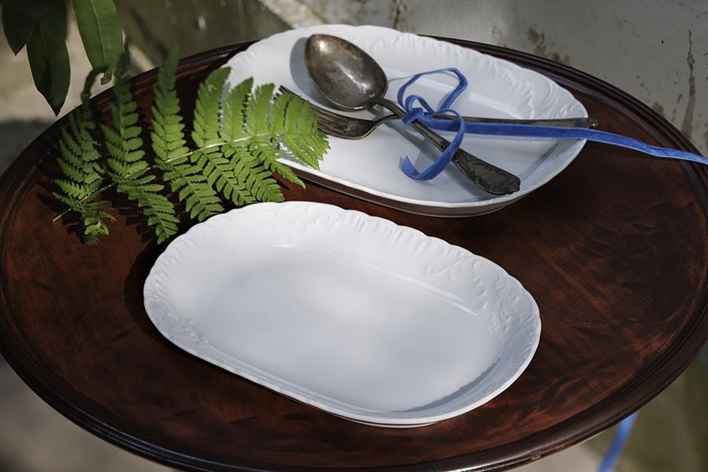 Serving Oval Dish 33cm | Rococo