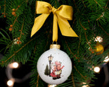 Christmas Gift Set | Porcelain Box & 2 Baubles