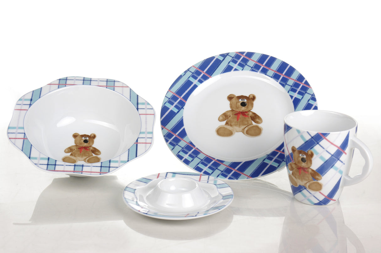 4-Piece Children's Porcelain Set - Diamond Fine Porcelain - 1