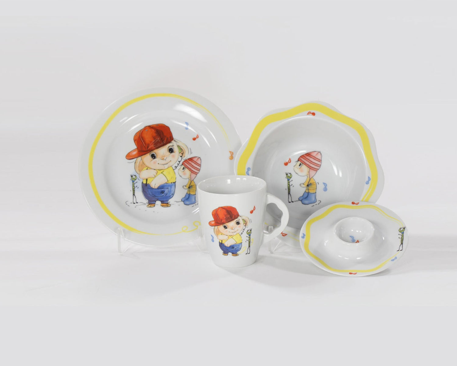 4-Piece Children's Porcelain Set