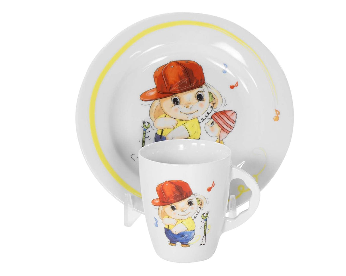 4-Piece Children's Porcelain Set