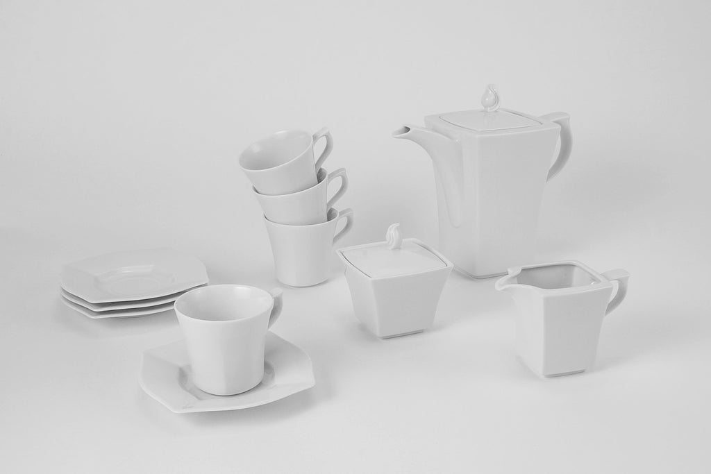 11-Piece Coffee Set | Lwow - Diamond Fine Porcelain