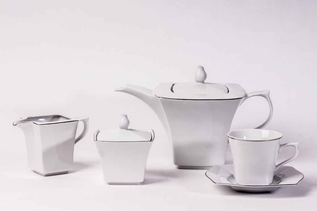 11-Piece Tea Set | Lwow - Diamond Fine Porcelain
