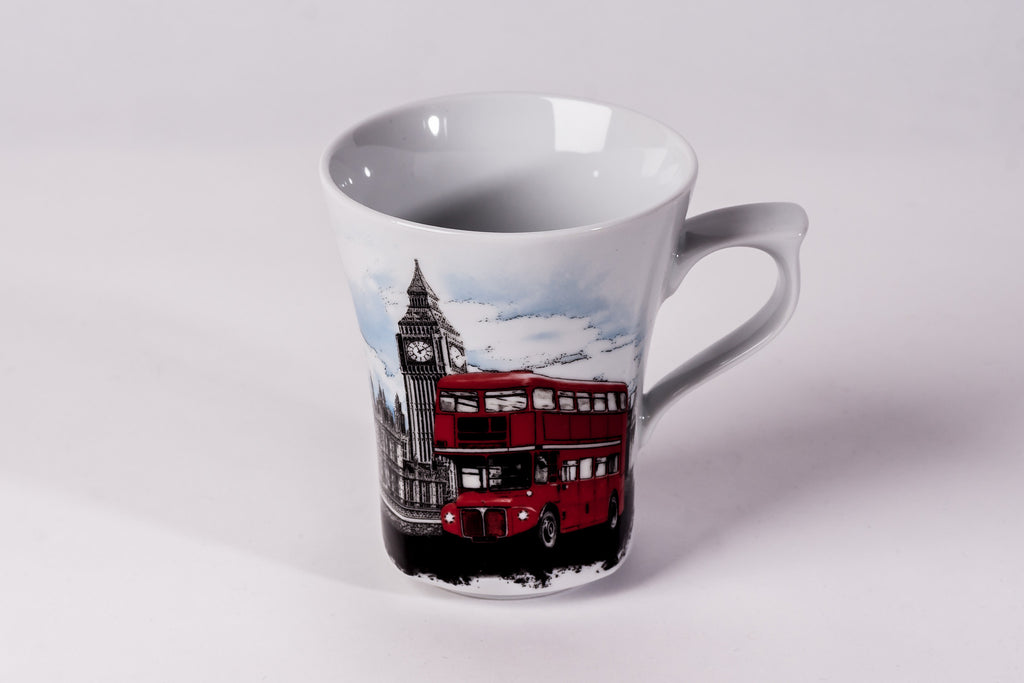 Mug 300ml London Bus - Diamond Fine Porcelain - 1