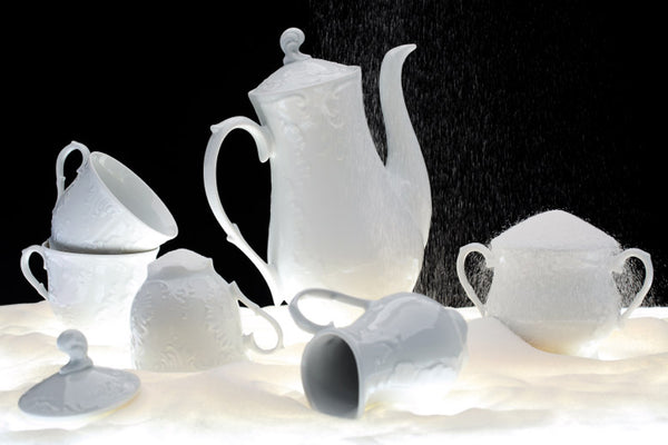 11-Piece Coffee Set | Rococo - Diamond Fine Porcelain - 1