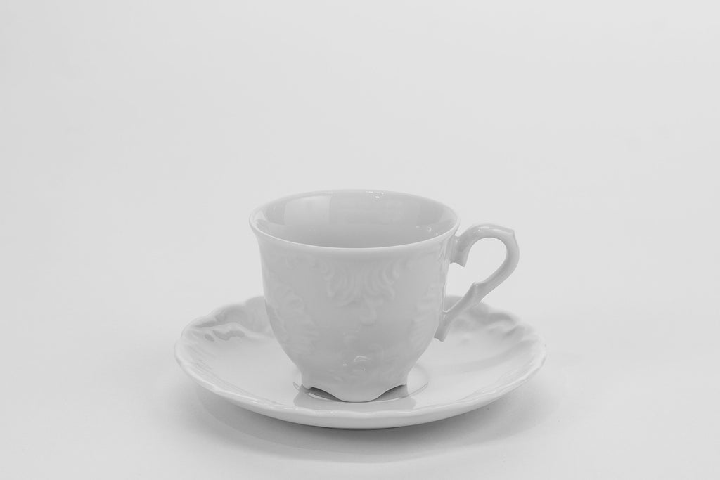 Espresso Cup & Saucer | Rococo - Diamond Fine Porcelain