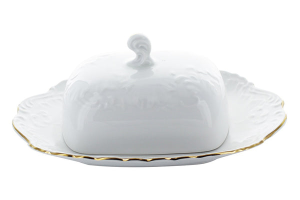 Butter Dish Gold Line | Rococo