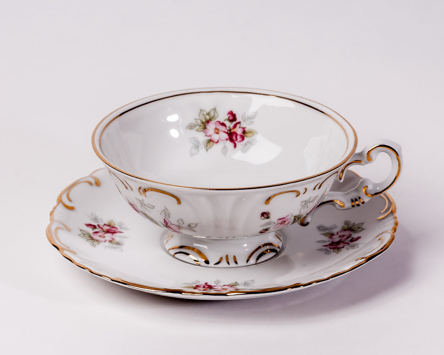 Elegant Cup & Saucer | Nestor Romance - Diamond Fine Porcelain - 1
