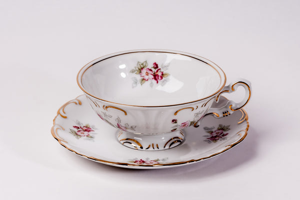Elegant Cup & Saucer | Nestor Romance - Diamond Fine Porcelain - 1