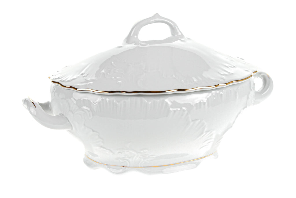Soup Tureen | Gold Line | Rococo