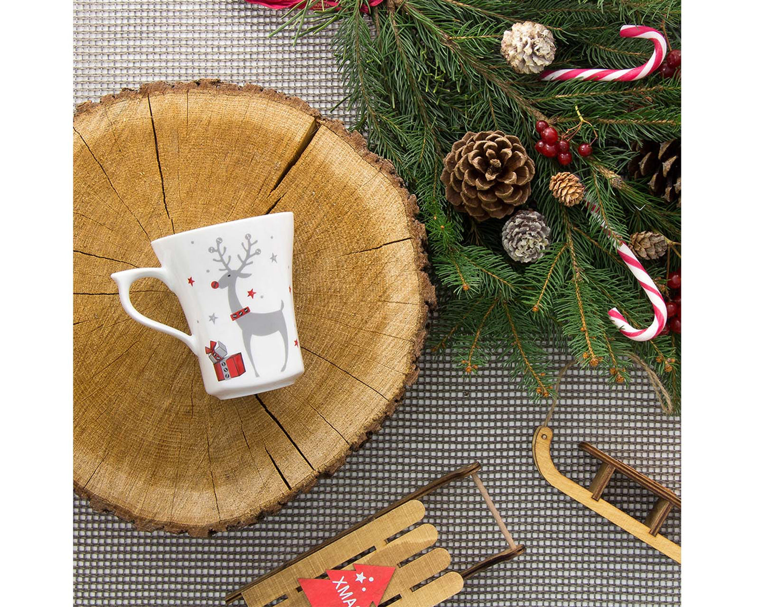 Christmas Mug 300ml | Reindeer